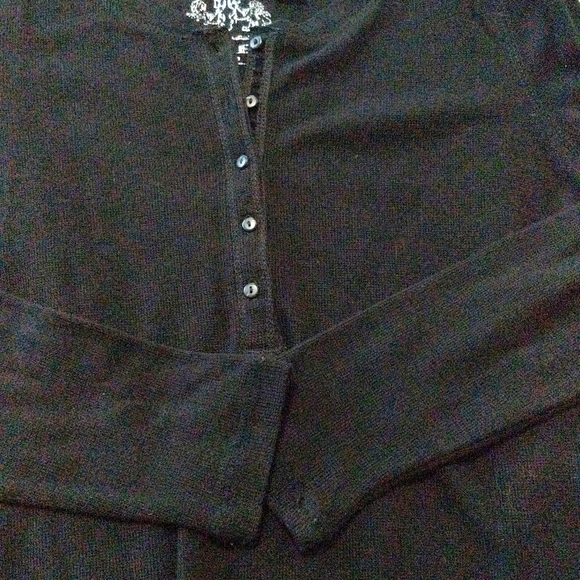 Izod Women's Henley Long Sleeve Shirt - Picture 6 of 6